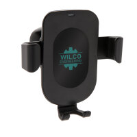 Porta telefono wireless 5W Gravity nero