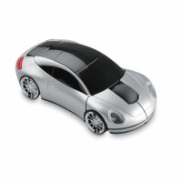 Mouse wireless automobile Argento Opaco