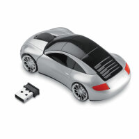 Mouse wireless automobile Argento Opaco