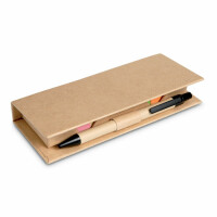 Set penna in custodia cartone Beige