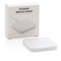 Caricatore wireless 5W Square bianco