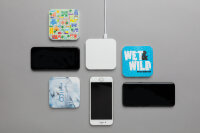 10W Wireless Charger mit USB-Ports weiß