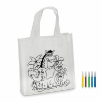 Kinder Shopping Tasche Weiß