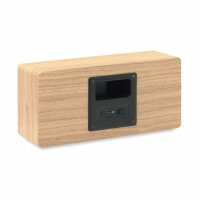 Speaker wireless 2x3W 400 mAh Legno