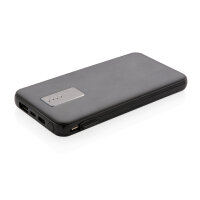 Powerbank tascabile 10.000 mAh cavi integrati nero