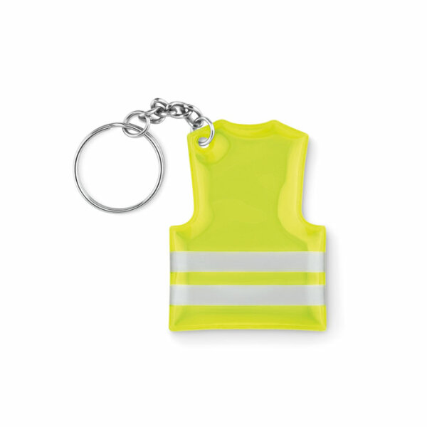 Portachiavi gilet rifrangente Giallo Neon