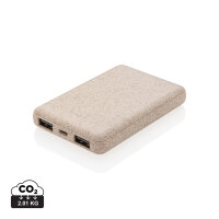 Weizenstroh 5.000 mAh Pocket Powerbank khaki