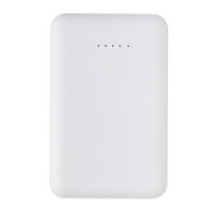 5.000 mAh Wireless Charging Pocket Powerbank weiß