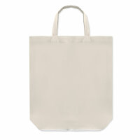 Shopper richiudibile in cotone Bianco