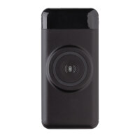 Powerbank wireless da 10.000 mAh con carica orologio nero