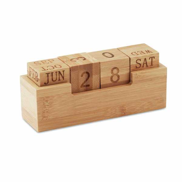 Calendario in bamboo Legno