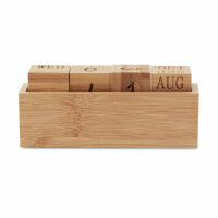 Calendario in bamboo Legno