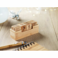 Calendario in bamboo Legno