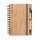 Notebook in bamboo con penna Legno