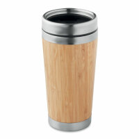 Thermos doppio strato bamboo 400ml Legno