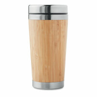 Thermos doppio strato bamboo 400ml Legno