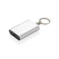 Powerbank portachiavi da 1000 mAh color argento