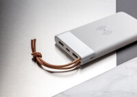 Aria 8.000 mAh 5W Wireless Charging Powerbank weiß