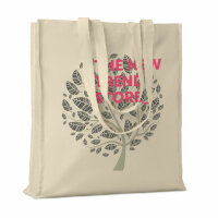 Shopping Bag Cotton 140g/m² Beige