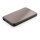 Powerbank compatta da 5.000 mAh grigio, nero