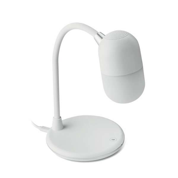 Lampada caricatore wireless Bianco