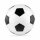 Pallone da calcio 15cm Bianco/Nero