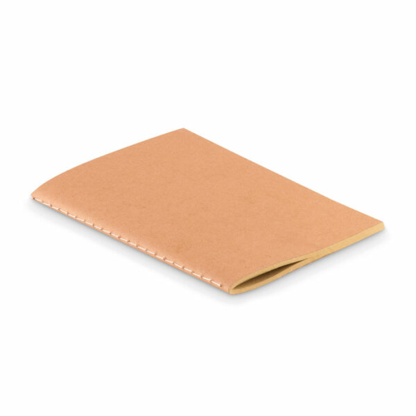 DIN A6 Notizbuch mit Pappcover Beige