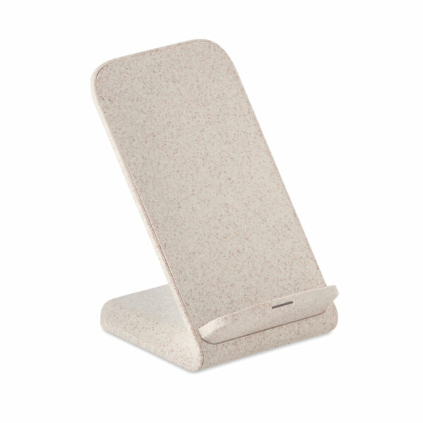 Caricatore wireless in paglia Beige