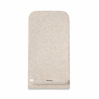 Caricatore wireless in paglia Beige