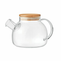 Teekanne Borosilikatglas 850ml Transparent