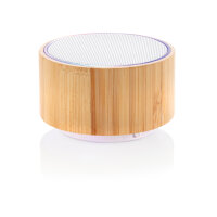 Speaker wireless in bambù bianco, marrone