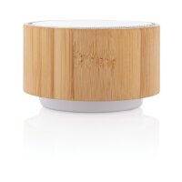 Speaker wireless in bambù bianco, marrone