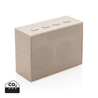 Mini speaker 3W in fibra di grano cachi