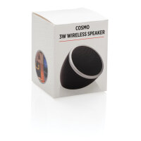 Speaker wireless 3W Cosmo nero, grigio