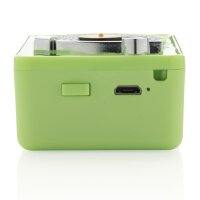 Mini speaker wirelss 3W vintage verde, nero