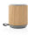 Speaker wireless 3W in bambù e tessuto marrone