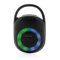 Lightboom 5W Clip-Lautsprecher aus RCS recyceltem Kunststoff schwarz