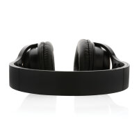 Elite faltbarer kabelloser Kopfhörer aus RCS und Bambus schwarz