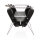 Barbecue deluxe portatile con custodia nero