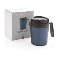 Coffee to go Tasse blau